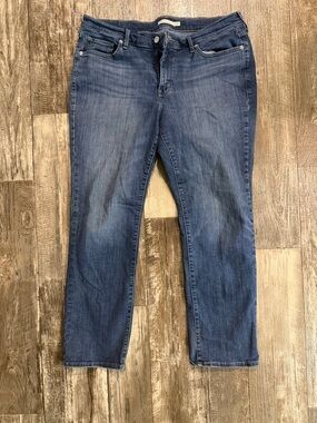 Levi's Women's Blue Straight-Leg Jeans